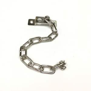 Garde-porte en chaîne en zinc en laiton massif avec design traditionnel et support mural pour les applications de salle de bain et de cuisine - Product Image 4