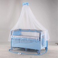 Parc de jeu métallique pliable et portable pour nouveau-nés et enfants, best-seller