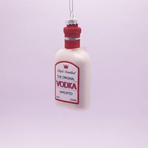 ผู้ผลิตแก้วตกแต่งแบบกำหนดเองสำหรับแขวนขวดแชมเปญคริสต์มาส ของประดับตกแต่งต้นคริสต์มาสสำหรับต้นคริสต์มาส - Product Image 2