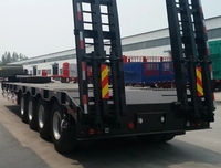 CIMC 3 essieux remorques de camion à benne basculante châssis renforcé tout-terrain pour le transport de carrière