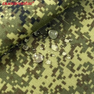 500D Cordura PU tráng dệt Oxford không thấm nước ngụy trang vải với kỹ thuật số pixel cây mô hình cho túi - Product Image 3