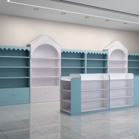 Jouets pour enfants étagère de magasin maternel vitrine conteneur île armoire couches lait en poudre animalerie présentoir