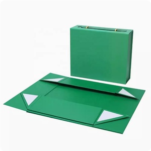 Bán Buôn Biểu Tượng Tùy Chỉnh Nam Châm Đám Cưới Hộp Giấy Tóc Giả Quần Áo Gấp Từ Các Tông Quà Tặng Sang Trọng Hộp Bao Bì Với Xử Lý - Product Image 4