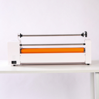 Machine à plastifier manuelle FM6580 à vitesse réglable, double face, à chaud et à froid, avec fonction inversée, pour formats A3/A4/A5/A6, pour pochettes de bureau