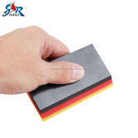 Outil de pose de film pour carrosserie automobile de haute qualité, raclette en caoutchouc double couche de 0,8 cm d'épaisseur, spatule PPF pour vinyle de coloration
