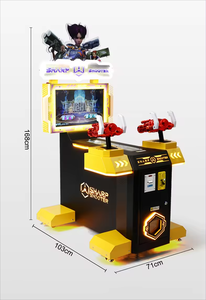 เครื่องยิงอาเขตสำหรับเด็กเล่นเกมจำลองปืนยิงตายแบบใช้เหรียญเล่น2คนเล่นหน้าจอ LCD - Product Image 4