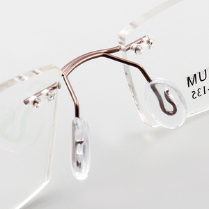 SUNNY Chất Lượng Cao <span class=keywords><strong>B</strong></span> Titan Không Có Vành Kính Khung Chống Ánh Sáng Màu Xanh Quang Kính Theo Toa Kính Trọng Lượng Nhẹ Kính Mắt - Product Image 4