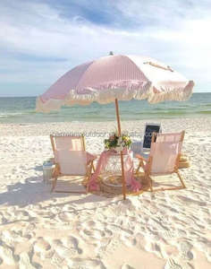 2025 toptan fiyat yüzme havuzu şemsiye güneş gölge düğün bahçe plaj veranda katlanır açık şemsiye tabanı ile - Product Image 4