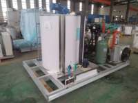 Machine à glace en flocons refroidie par eau de 10 tonnes/jour, performance stable, pour le refroidissement des cuves de réaction dans l'industrie chimique