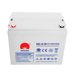 Batería Solar de Ciclo Profundo de Gel de 12V, Sellada, de Larga Duración, <span class=keywords><strong>70AH</strong></span>, Libre de Mantenimiento, de Plomo-Ácido, para Sistemas UPS - Product Image 4