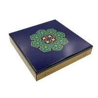 Conception personnalisée en gros de luxe en bois chocolat date boîte-cadeau pour le ramadan