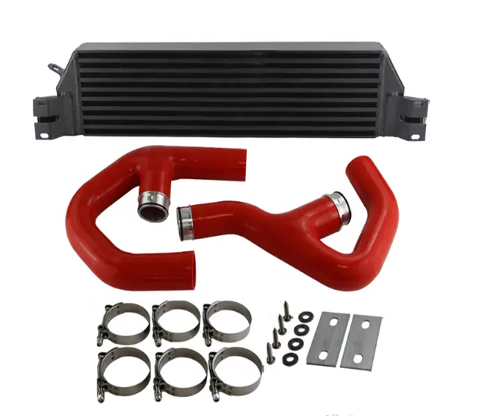 Turbo Ladeluft kühler Kit Passend für VW GOLF MK5-MK6 MKV GTI 2.0 FSi T 06-09 Ladeluft kühler