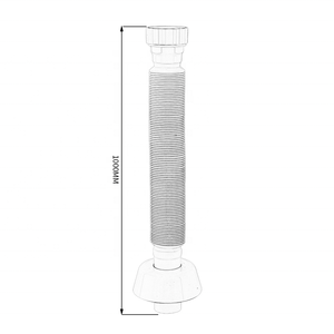<strong>Extendable</strong> Flexible P-Trap S-Trap Sewer Pipe, Anti-Odor Plastic Corrugated Sink Drain <strong>Hose</strong> for Bathroom Kitchen - Product Image 6
