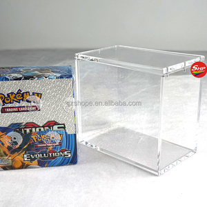 Scatola in Acrilico Personalizzata SHP con Angoli Arrotondati per Booster Box PTCG Mega Evolution Chaos Rising Versione Inglese, Coperchi Magnetici in Acrilico - Product Image 2