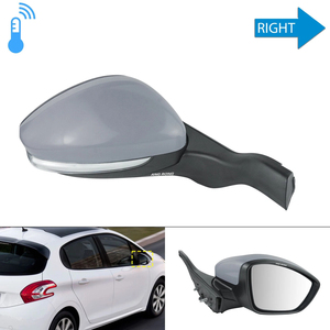 Rétroviseur latéral avant <span class=keywords><strong>gauche</strong></span> et droit électrique apprêté pour Peugeot <span class=keywords><strong>208</strong></span> 2012-2016 (références 1611240280, 1611240380) - Product Image 4