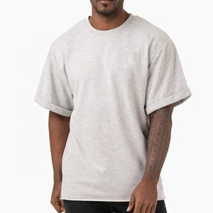 Camisetas de Verano para Hombre, Estilo Urbano, Hombros Caídos, Corte Recortado, Camisetas de Algodón de Alta Calidad, Diseño Exclusivo, Tallas Grandes - Product Image 2