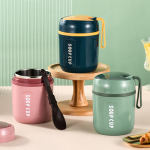 Mini <span class=keywords><strong>termo</strong></span> portátil de acero inoxidable para sopa y yogurt, recipiente de comida al vacío, taza para desayuno, leche, gachas, venta al por mayor - Product Image 5