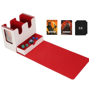 Torson 200 + <span class=keywords><strong>caja</strong></span> <span class=keywords><strong>de</strong></span> cubierta con bandeja <span class=keywords><strong>de</strong></span> dados ventana <span class=keywords><strong>de</strong></span> exhibición comandante cubierta para Yugioh TCG colección tarjeta comercio Yugioh TCG almacenamiento - Product Image 1