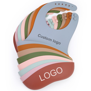Set de Baberos de Silicona para Bebé, Impermeables, Plegables, de Manga Larga, para Niños Pequeños, Vajilla para la Hora de Comer, Logotipo Personalizado, Venta al Por Mayor - Product Image 6