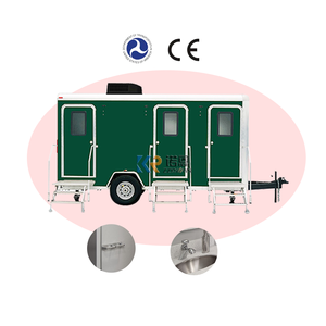 Toilettes portables, remorque sanitaire, maison préfabriquée légère pour extérieur, toilettes mobiles - Product Image 5