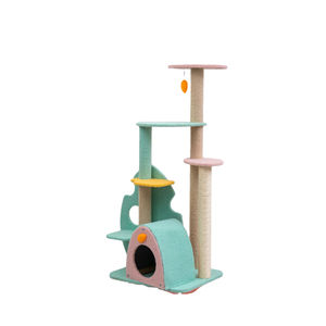 Cat tree cat tower tiragraffi per gatti di alta qualità casa da gioco in legno carina - Product Image 6