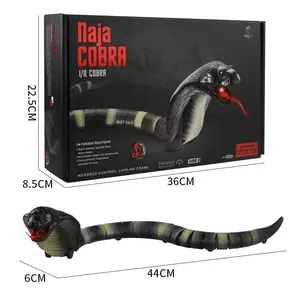 Juguetes Mas Populares novità a sorpresa giocattoli RC oggetti scherzo telecomando elettrico serpente di plastica a infrarossi