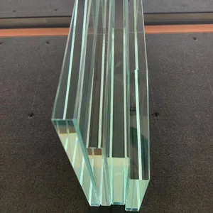 Hoja de vidrio transparente de 2-19mm de hierro ultra/extra/bajo