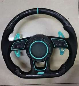 <span class=keywords><strong>Volante</strong></span> de coche de cuero personalizado de fibra de carbono Real para <span class=keywords><strong>Audi</strong></span> A3 <span class=keywords><strong>A4</strong></span> A5 B7 A6 Q5 Q7 S5 S4 <span class=keywords><strong>2006</strong></span> 2007 2008 2009 2010 2011 2012 Rs3 - Product Image 4