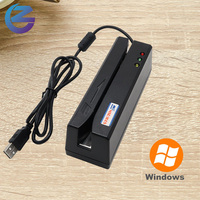 Lector de Tarjetas Magnéticas MSR900 de Tres Pistas con Software para Sistemas POS de Minoristas