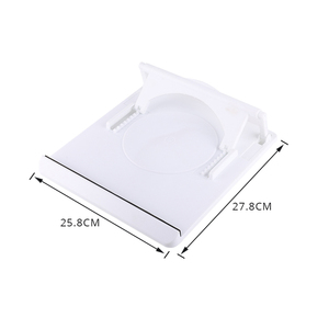 Support d'<span class=keywords><strong>ordinateur</strong></span> <span class=keywords><strong>portable</strong></span> pliable et réglable en plastique creux <span class=keywords><strong>avec</strong></span> <span class=keywords><strong>base</strong></span> de dissipation thermique pour la maison, le bureau et la chambre - Product Image 5