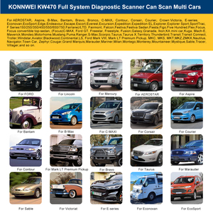 Araba OBD2 dedektörü pil test cihazı 12V oto OBD2 sorun teşhis adaptörü için KW470 KW470 araba tam sistem teşhis aracı Ford - Product Image 5