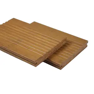 Garden crumbling resistance waterproof solid strand woven bamboo flooring for outdoor