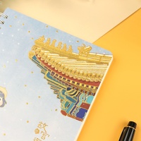 Papelería escolar con estilo Simple barata 2026 nuevo diseño de regalos para niños con Cuaderno de características chinas con cubierta de papel