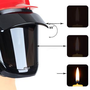 Casco di saldatura automatico On/Off occhiali di sensibilità regolabili per la macinazione accessori saldatore nero a prova di schizzi - Product Image 5