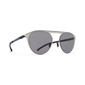 Lunettes optiques en métal pilote personnalisées de haute qualité avec verres polarisés disponibles montures or argent <span class=keywords><strong>gris</strong></span>-dernier nouveau design - Product Image 6