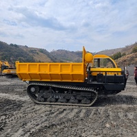 Camion benne sur chenilles 10 tonnes Euro 2 de haute qualité, neuf, avec moteur diesel Yuchai, conduite à gauche, pour mines, fermes et terrains accidentés Kuangcheng