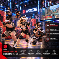 Arena Permainan Realitas Campuran Multiplayer MR CS, Headset VR, Lokomosi Fisik, Mode Kooperatif dan Kompetitif, Taman Hiburan, Mal