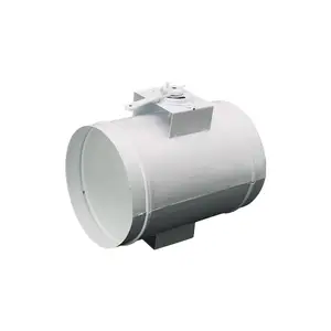 Galvanized steel duct damper cylinder-shaped manual air volume control damper
