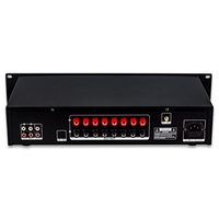 Penguat Audio Tianlai TL-JX600-8 8 Kanal untuk Rumah, Daya 400W, Kelas D