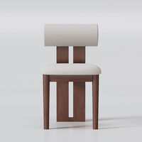Chaise de salle à manger en chêne massif, style moderne minimaliste italien, nouvelle chaise Hippo chinoise, dossier durable en PU, mobilier pour la maison et les hôtels