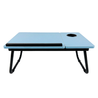 Bureau d'ordinateur portable ergonomique pliable, table d'étude de chevet avec réglage de l'angle à cinq vitesses pour les étudiants à domicile