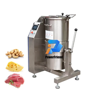 Commerciële automatische 70 liter voedselprocessor met regelbare snelheid, 11kW, voor kaas, fruit, maïs, groenten, hummus, worst en vlees.