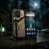 Téléphone Android robuste UNIWA F917, 6,79 pouces, 128 Go, étanche IP68, NFC, caméra de vision nocturne, double SIM, télécommande
