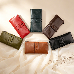 Factory <b>Long</b> Wallet <b>Purse</b> for Women Girls Pu Leather Fashion Clutch Shoulder Bags Handbag Multifunction Anti-rfid - Product Image 1