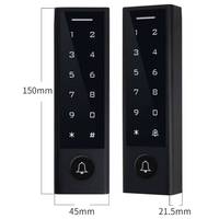 IP66 impermeable Tuya Smart App 125Khz Tarjeta de Identificación Control DE ACCESO teclado delgado con timbre incorporado