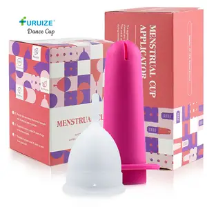 Fuuruize Menstruatiecup Met Applicator Ingesteld Medische Kwaliteit Elke Menstruatie Cup Oem Cups Vrouwen