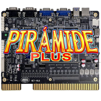 Carte de jeu HET Piramide Plus Skill Game Board à écran simple ou double, fonctionnant avec des pièces espagnoles, pour machine de jeu d'arcade et de divertissement
