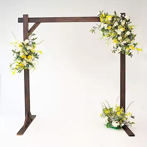 Arc carré moderne <span class=keywords><strong>en</strong></span> <span class=keywords><strong>bois</strong></span> pour événements corporatifs et événements verts de jardin Célébration de mariage - Product Image 2