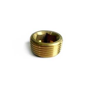 Nissin Brass Pipe Plug G1/8 G1/4 Male Thread Water Oil Plug Hexagonal Flat Thickened For Air Water Pipe - Product Image 4