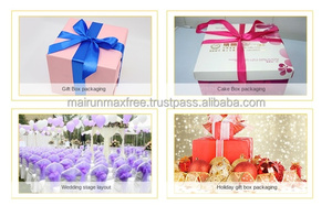 Wholesale Double Face Grosgrain <b>Wire</b> Sarin Ribbon for Gift Wrap <b>Flower</b> Packaging Solid Color Fishtail Yarn Ribbon - Product Image 4